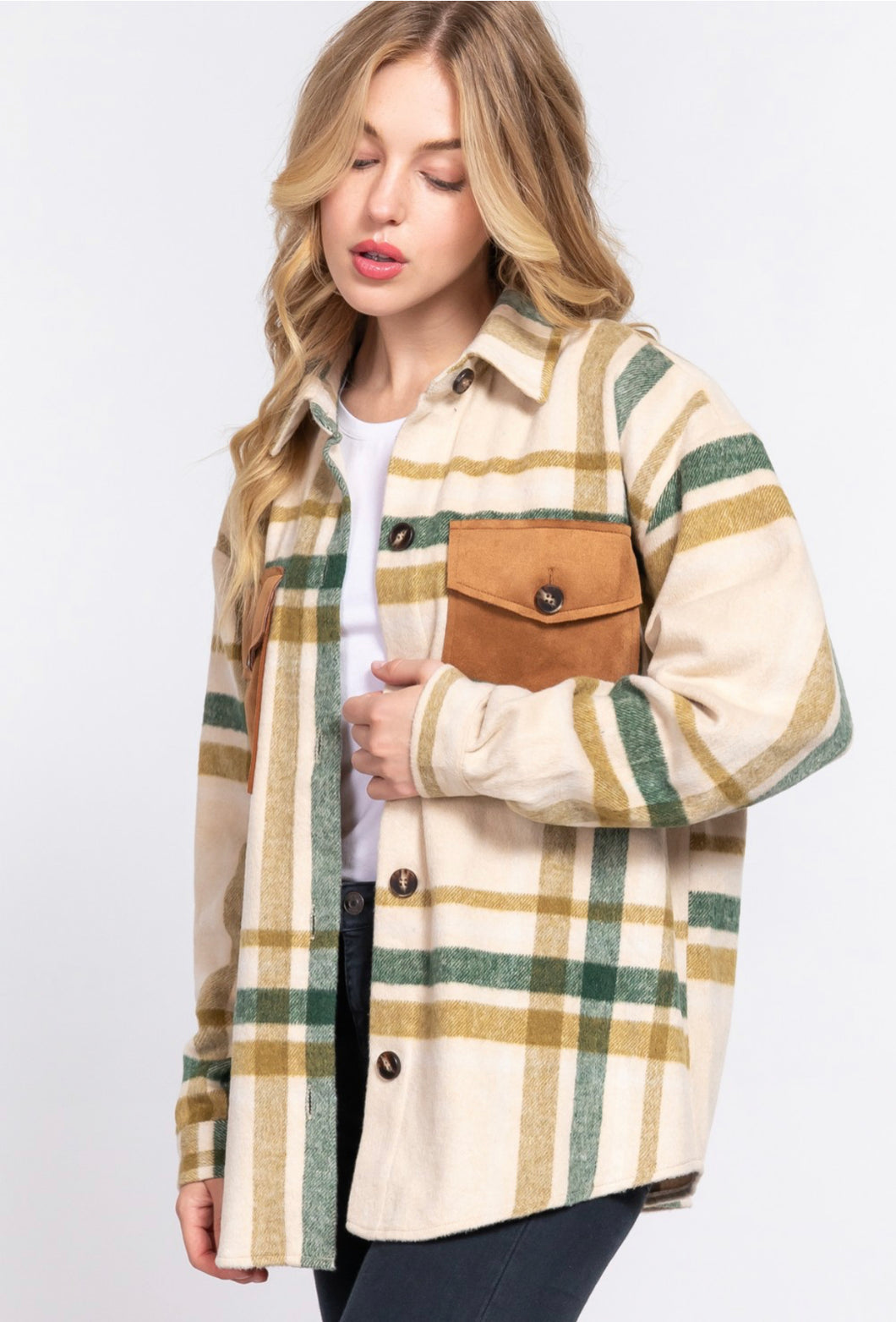 Kenslee Pocket Shacket