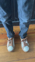 Load and play video in Gallery viewer, Brown and Tan Netted Sneakers
