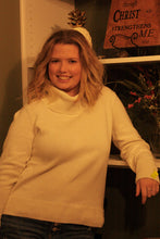 Load image into Gallery viewer, White Turtleneck Sweater

