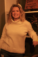 Load image into Gallery viewer, White Turtleneck Sweater
