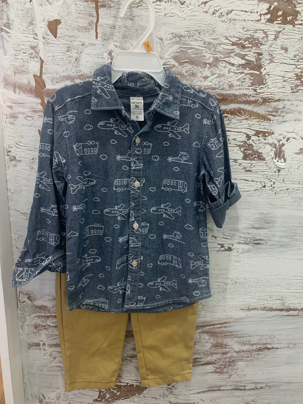 Airplane and Khaki Set