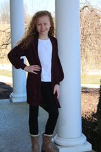 Load image into Gallery viewer, Burgundy Cardigan
